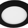 Downlight à panneau LED 6w 3000k incl. driver noir - led2610