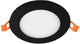 Downlight à panneau LED 9w 3000k incl. driver noir - led2620