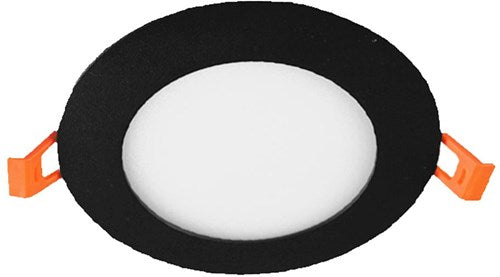 Downlight à panneau LED 9w 4000k incl. driver noir - led2622