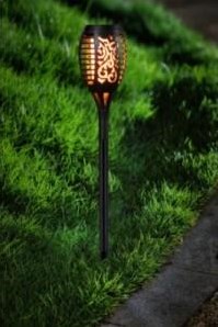 Torche solaire LED flamme 48,5cm - 5099152