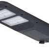Lampadaire solaire LED 14w 4000k noir + interrupteur crépusculaire - 5014120