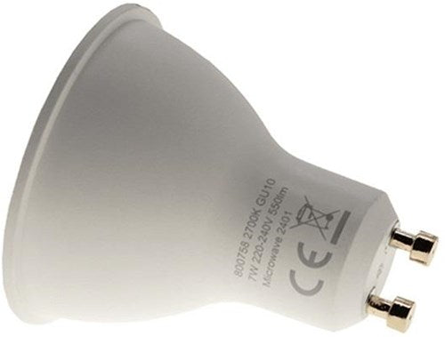 Spot LED gu10 230v 7-75w 120gr blanc 2700k capteur dimmable - led0690