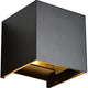 Applique LED 2x3w haut bas carré noir 3000k - 5082070