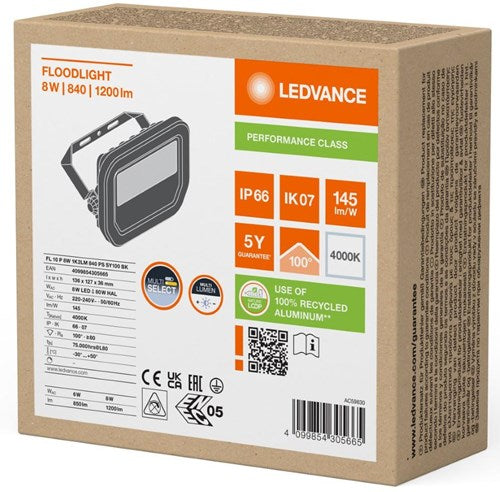 Ledvance Lampe de chantier LED 10w 4000k noir - 5017501