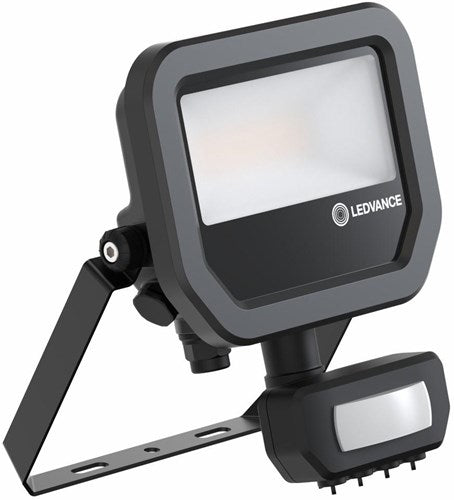 Lampe de chantier Ledvance LED 10w 4000k noir + capteur - 5017551