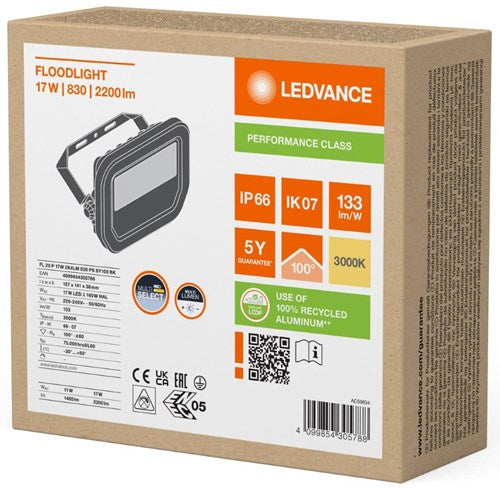Ledvance Lampe de chantier LED 20w 3000k noir - 5017510