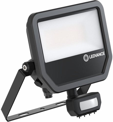 Lampe de chantier Ledvance LED 50w 3000k noir + capteur - 5017580