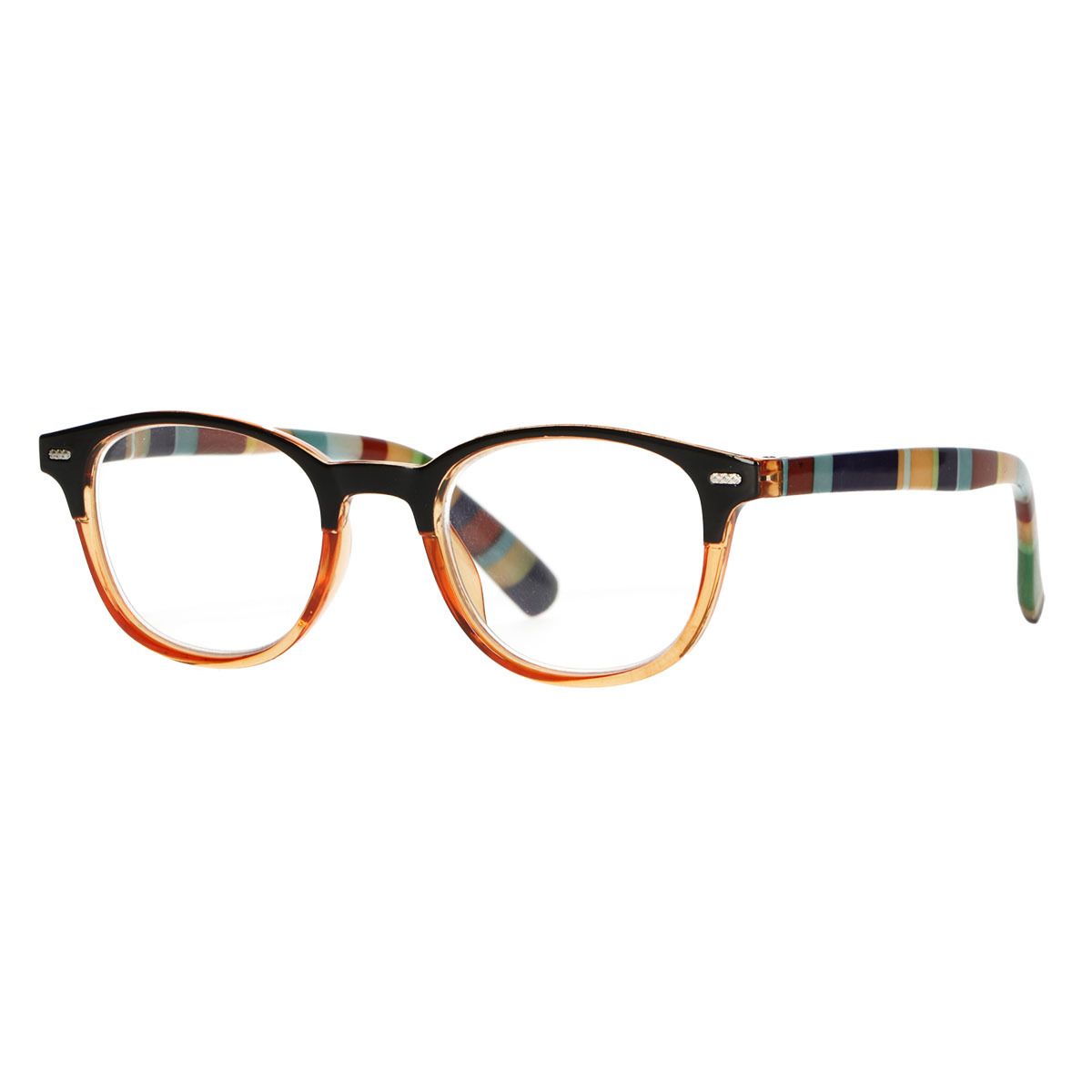 Spectre Spectrum Lunettes de lecture transparente colorée orange 2.50