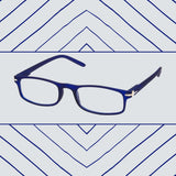 Spectre Spectrum Lunettes de lecture Mat bleu rectangulaire 3.50 - afbeelding 2
