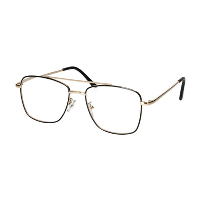 Spectre Spectrum Lunettes de lecture Vintage Pilot Metal Gold Black 1.00