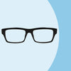 Spectre Lunettes de lecture noire Rectangular