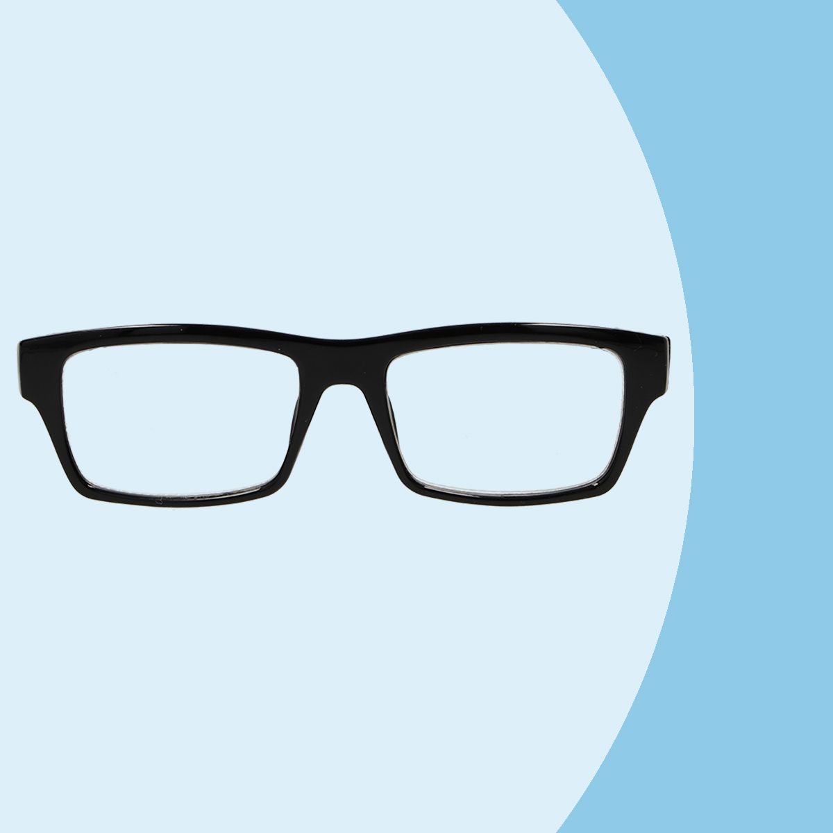 Spectre Lunettes de lecture noire Rectangular