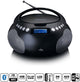 Radio portable Lenco CD MP3 avec USB et Bluetooth noir - SCD-331bk