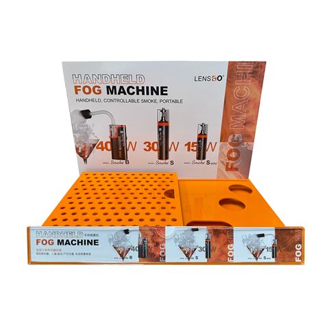 Présentoir de magasin de machines à fumée Lensgo