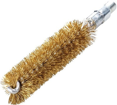Brosse à tuyaux Lessmann | longueur 115 mm d. 10 mm | fil de laiton ondulé | longueur de dépôt 80 mm | 1 pièce - 500710 500710a