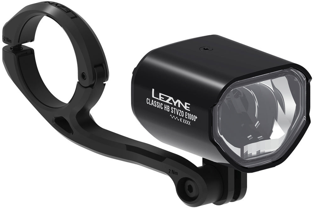 Feu avant Lezyne e-bike classic hb stvzo e1000+