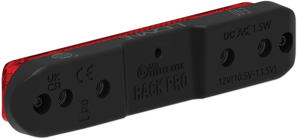 Feu arrière Lezyne rack pro stvzo e40