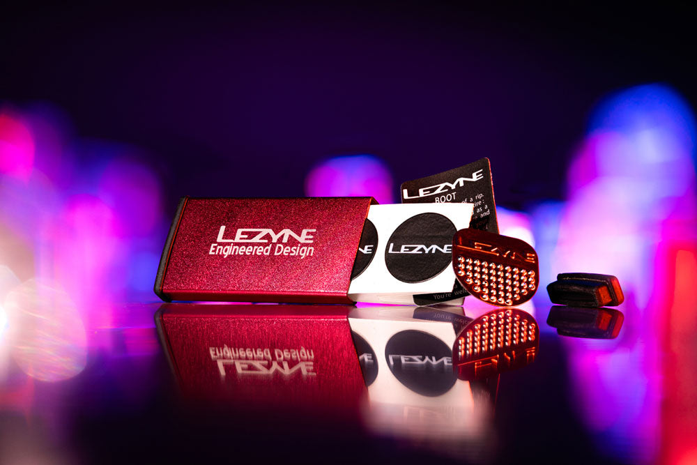 Lezyne kit de réparation métal (6 patchs) rouge
