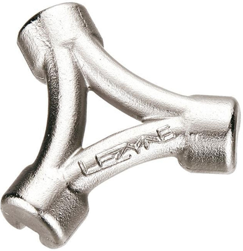 Clé à rayons CNC Lezyne 3,22 3,3 3,45 mm argent
