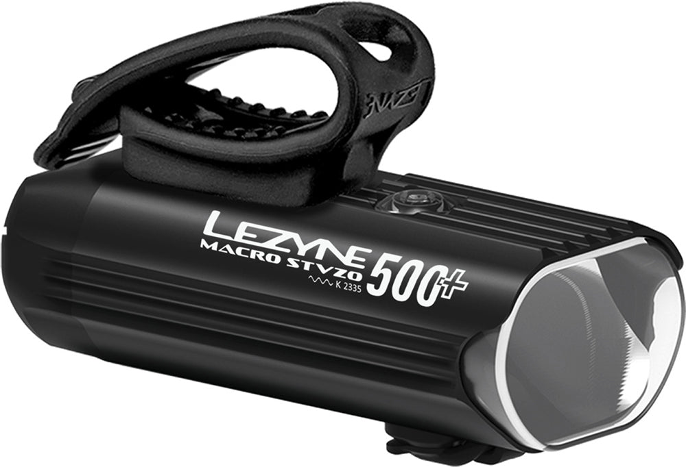Feu avant inversé Lezyne macro stvzo 500+ + kit chargé
