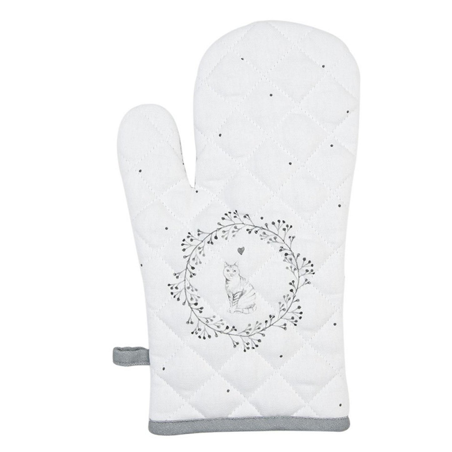 Clayre eef gant de cuisine chat 18x30cm
