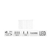 Rideau lumineux clignotant LED blanc chaud 189 LED 200x70cm