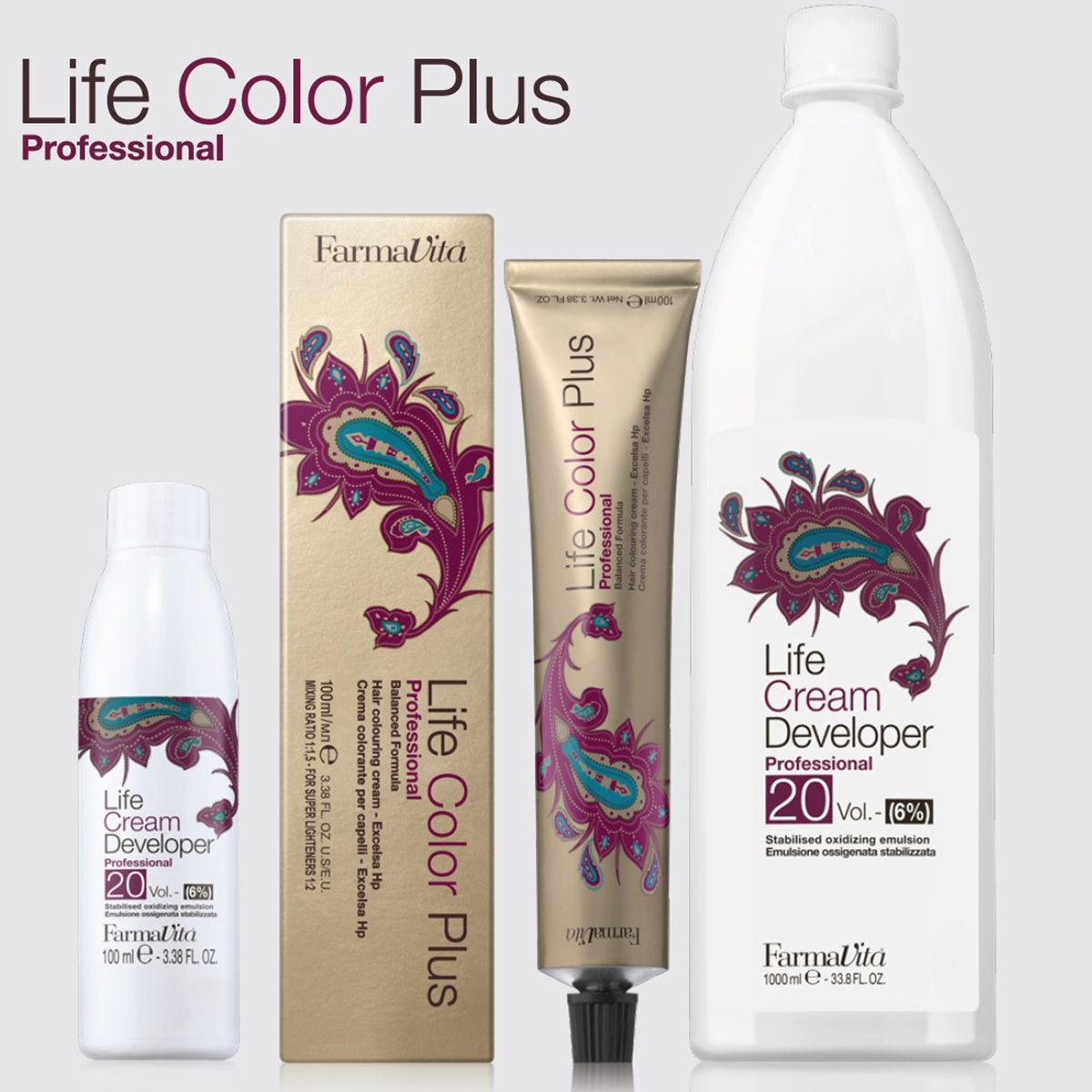 Farmavita life crème révélateur 9% 1000ml