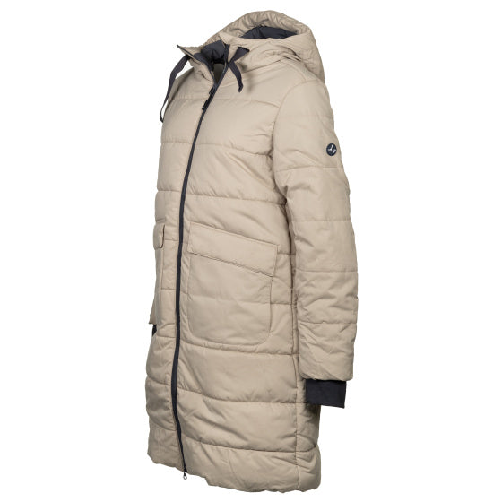Ligne de vie Howitt Fake Down Parka Ladies Beige Taille xxl