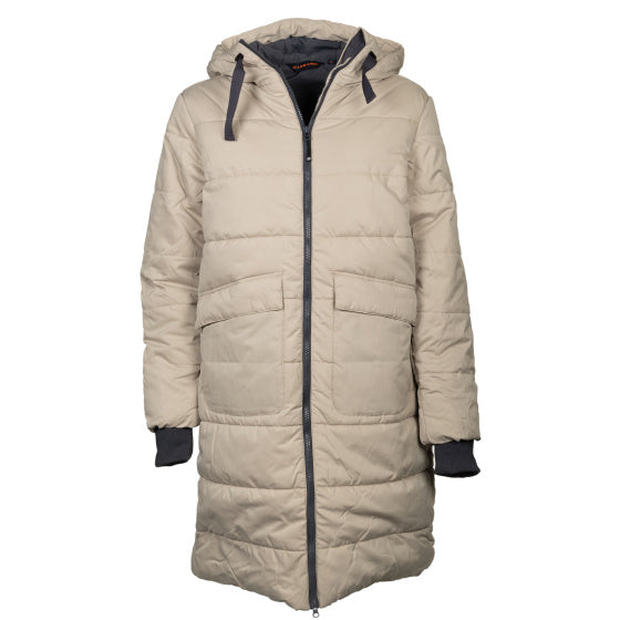 Ligne de vie Howitt Fake Down Parka Ladies Beige Taille xxl