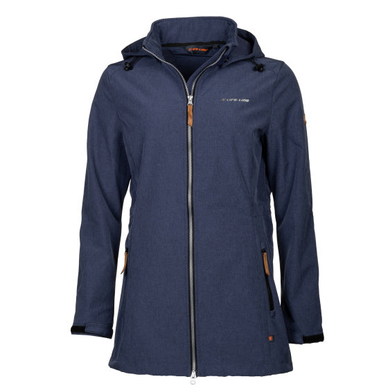 Ligne de vie Kya Softshell Parka Ladies Blue foncé taille xl