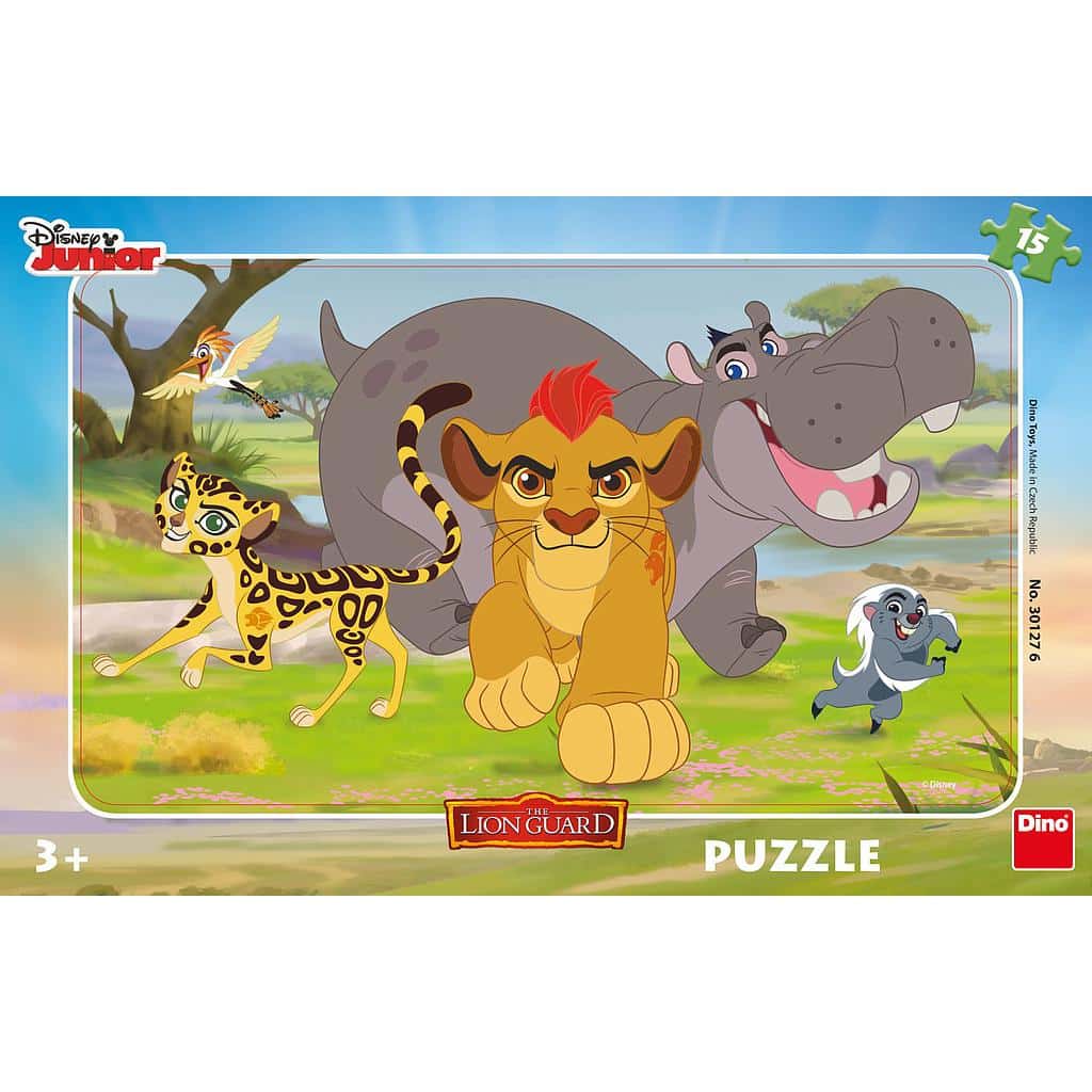 Disney Puzzle Frame Puzzle The Lion Guard 15 Pieces
