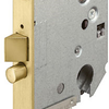 Serrure de porte Lips 2135 | dm55mm | pc57mm | plaque frontale laiton 18x153mm arrondie | gâche spt2131s | Dr 1+3 2+4 - a000325617