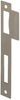Gâche Lips spu2420r pour serrure jour et nuit | arrondi | acier inoxydable | 166x24mm - 7170373
