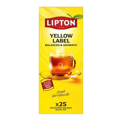 Lipton feel good sélection thé étiquette jaune (6x25 pièces)