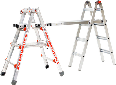 Petit géant | pont de travail télescopique | aluminium | 33 x 244-396 cm - 48414396