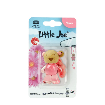 Little Joe désodorisant voiture bouteille en verre fleur
