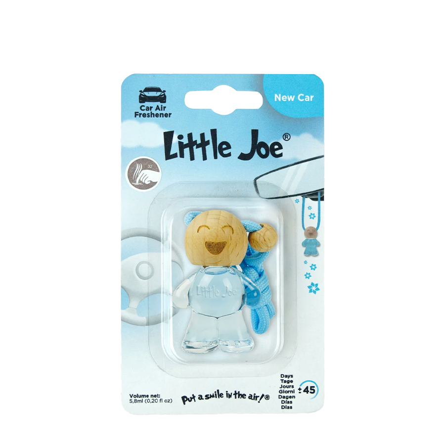 Little Joe désodorisant voiture bouteille en verre voiture neuve