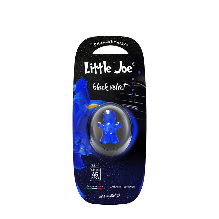 Little Joe désodorisant voiture membrane liquide velours noir