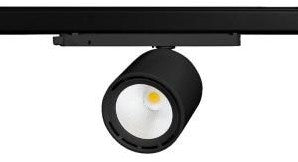 Spot sur rail LED Lival triphasé 34w 4000k noir 30gr lival cafétéria - 5050616