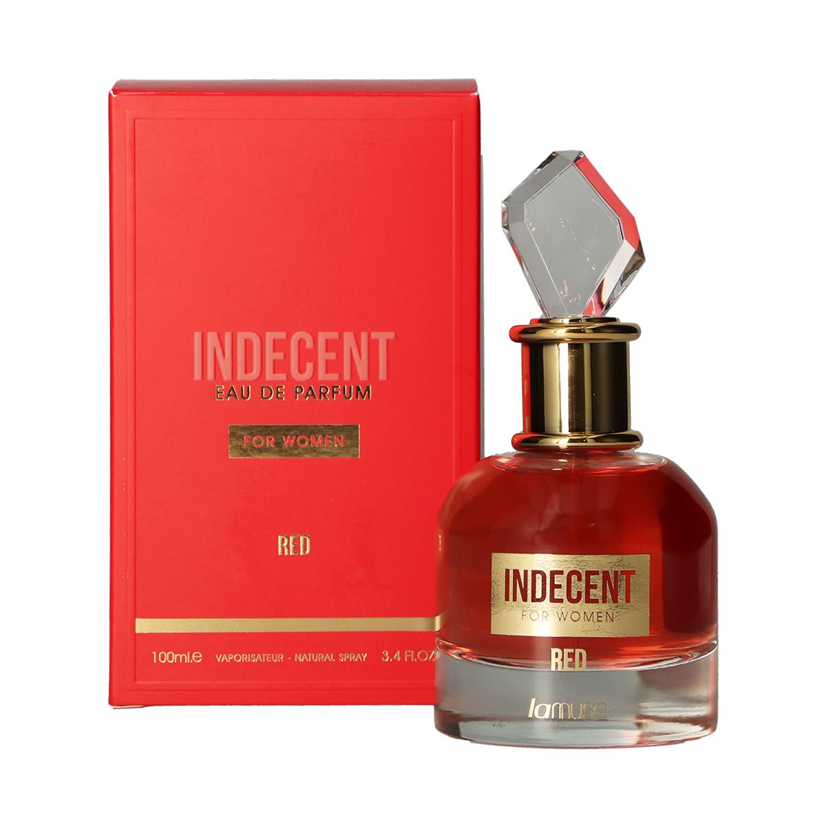 Lamusê lamuse eau de parfum rouge indécent pour femme 100ml