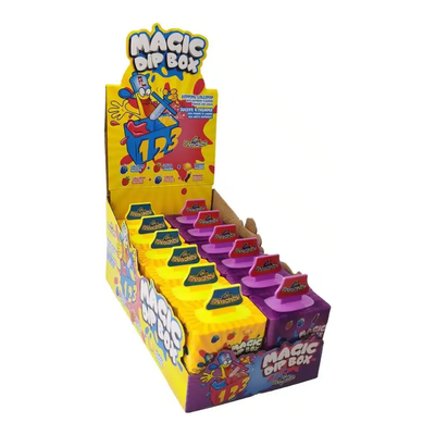 Sucette drôle de bonbons avec bonbons en poudre et liquides (12x 61gr)