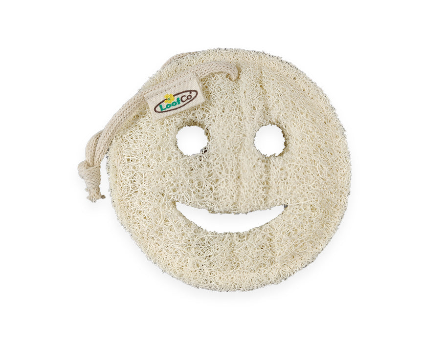 Loofco douche bain éponge smiley