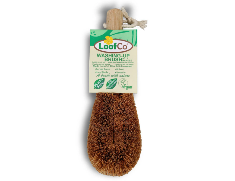 Loofco Lavage -Up Brosse avec noix de coco poignée