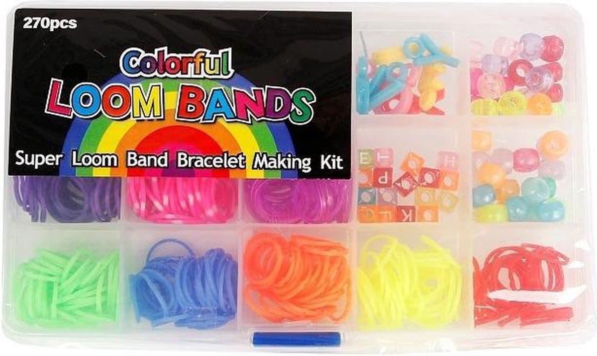 BANGERS TOYS COLORFUR LOOM BANDES SCRAITS pour mesurer les bracelets - 270 PAPS