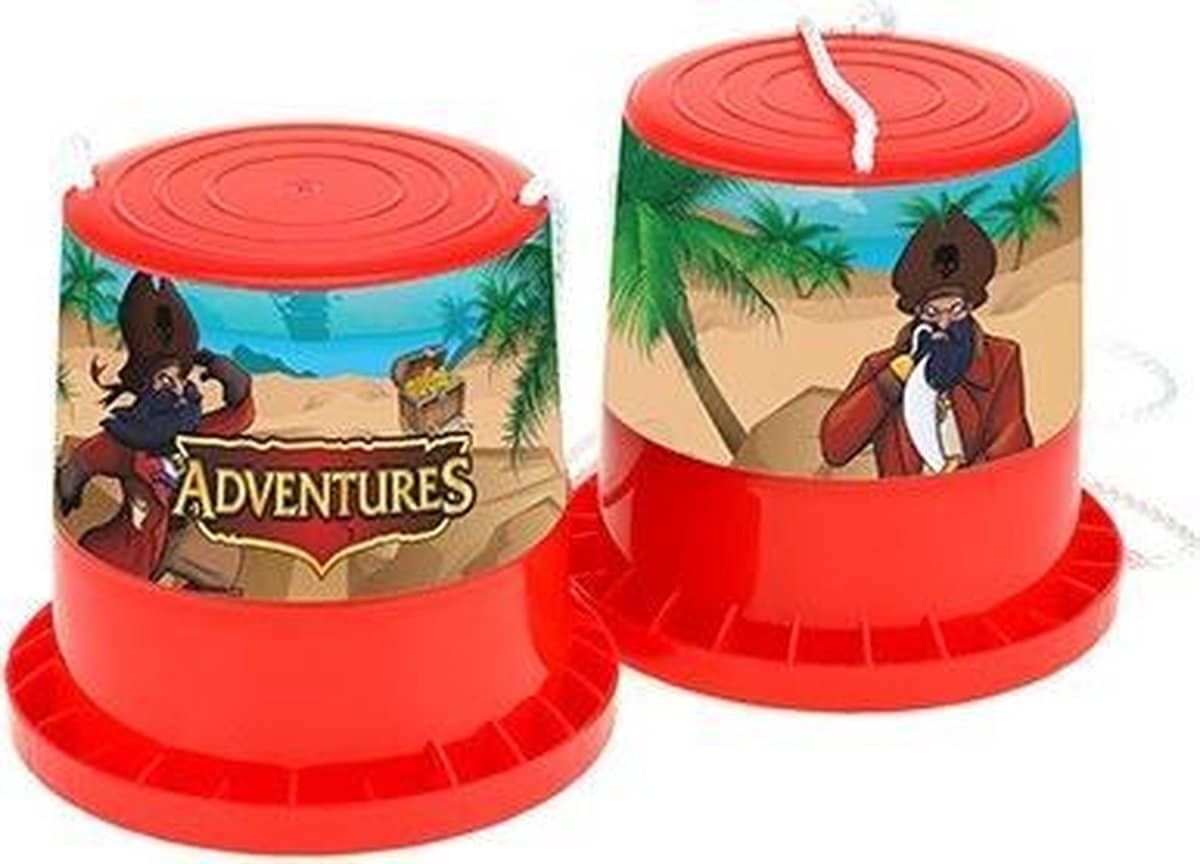 TOI-TOYS 2 boucles de pirate avec corde