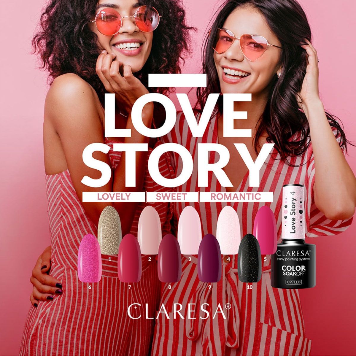 Claresa Claresa UV a conduit Gellak 5ml Love Story 1