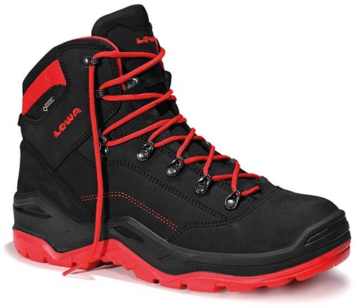 Lowa chaussure de travail renegade work gtx mid 5652 s3 | rouge | taille 40 - 00.160.164.40