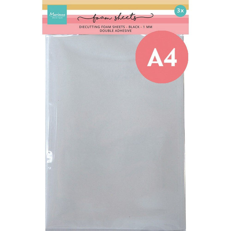 Marianne design • feuilles de mousse a4 noir 1mm