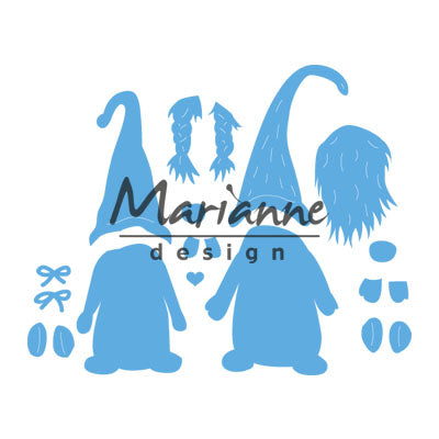 Marianne design • pochoir de découpe et de gaufrage créatif tomte gnome