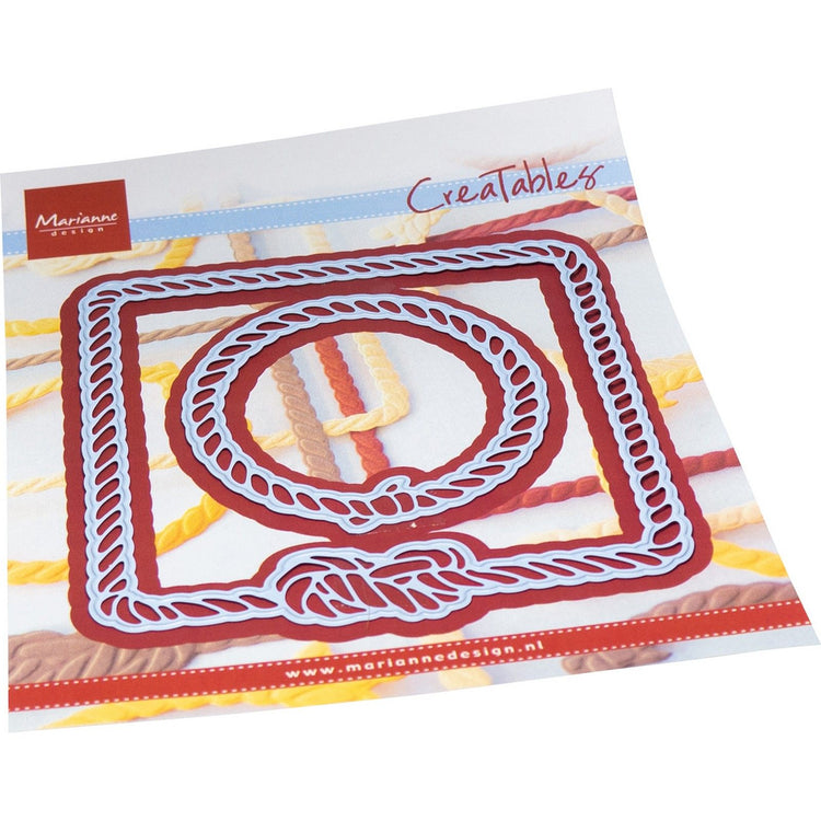 Marianne design • cadres créatifs en corde carré cercle